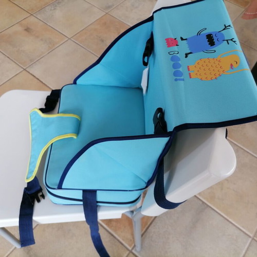 Suavinex portable baby booster seat like new, blue