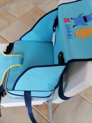 Suavinex portable baby booster seat like new, blue