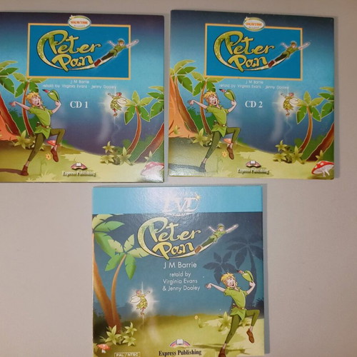 Peter Pan Audio CDs and DVD like new, Express Publishing