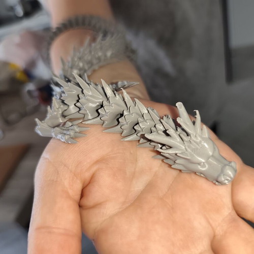 3D Printed Flexi Dragon Articulated Decorative Figure new
