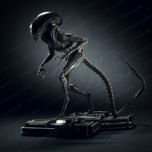 Alien Xenomorph Dog 3D Print Kit new, unassembled
