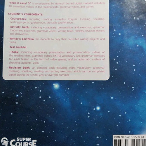 Tech It Easy 3 Course Book like new