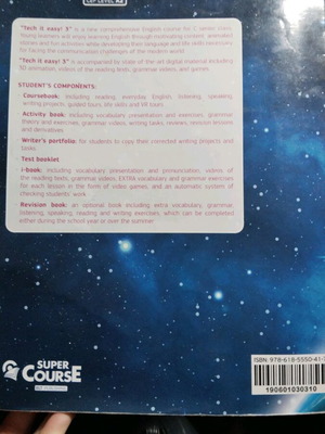 Tech It Easy 3 Course Book like new