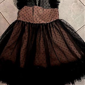 Μαύρο φόρεμα 104 ύψος τουλι επισημο