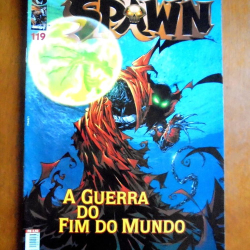 Spawn #119 comic used, Brazilian edition, Portuguese