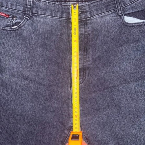 Men's dark blue jeans size XXL like new, long