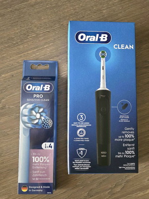 Oral-B electric toothbrush new with 4 replacement brush heads