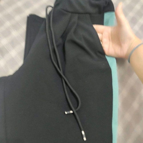 Women's set black petrol sporty chic one size
