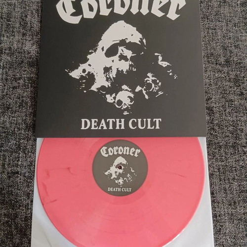 Coroner Death Cult vinyl LP pink, new