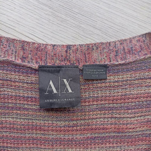 Armani Exchange men's cardigan like new, size M, pink and purple