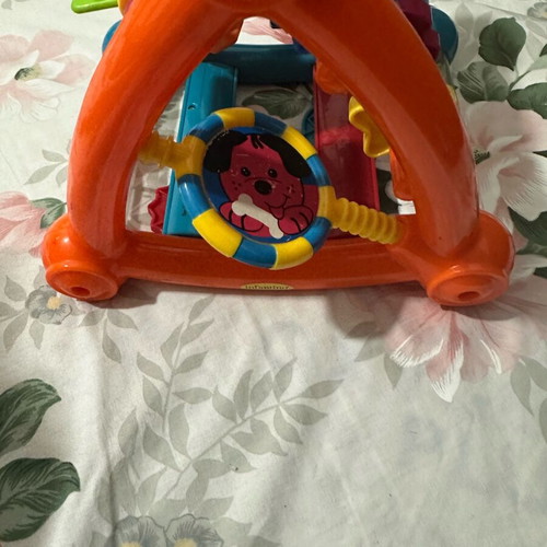 Educational baby triangle toy like new with sound and activities