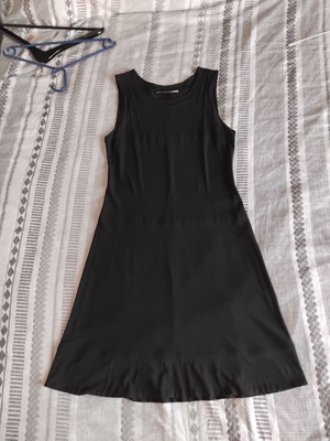 Bottega Veneta black midi dress size L like new
