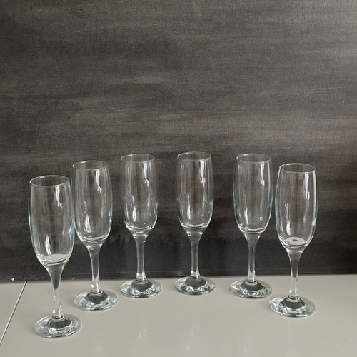 Pasabahce Imperial Champagne Glasses set of 6 new in box