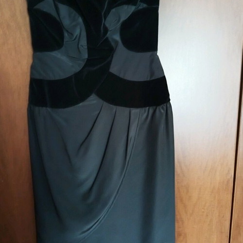 Vintage evening dress Mara Martini used, black, size L