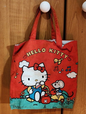 Hello Kitty vintage kids bag and neseser like new