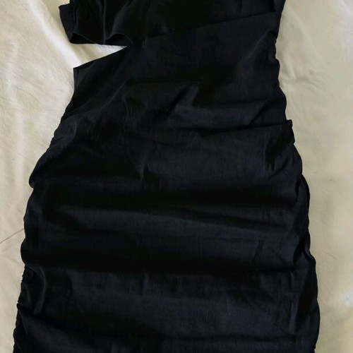 The Little Black Dress Zara linen cotton like new, Medium