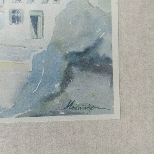 Set of vintage lithographs by artist Μεσσηνεζη like new, collectible