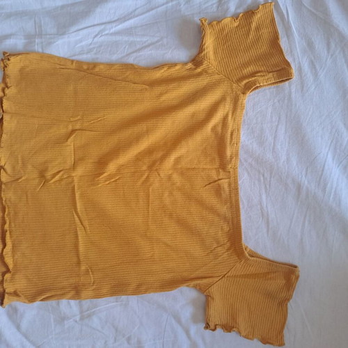 Stradivarius orange blouse used, size L