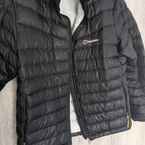 Berghaus hiking jacket with waterproof ripstop and down filling, size L