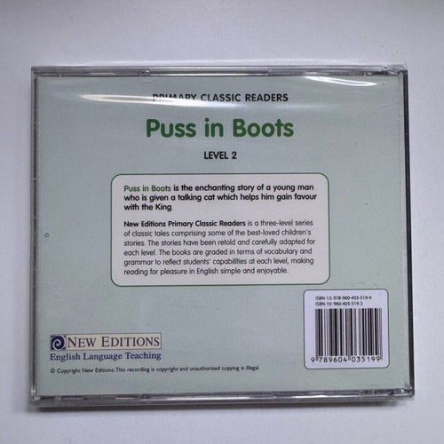 Puss in Boots CD new, classic English fairy tale