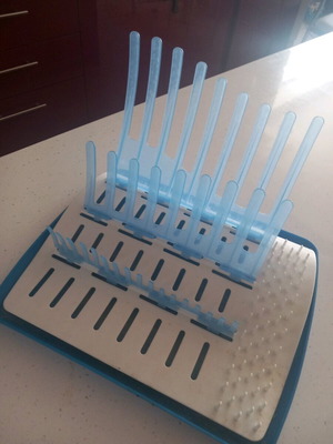 Dr Brown bottle drying rack used