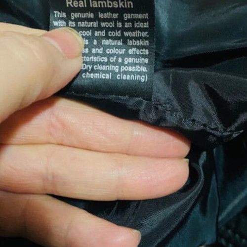 Leather jacket like new, modern, black, size XXL