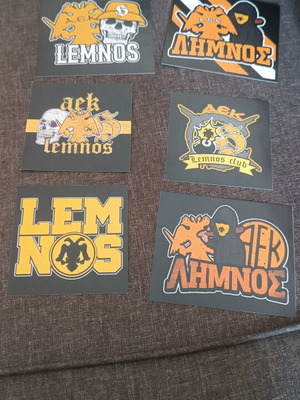6 AEK Lemnos stickers