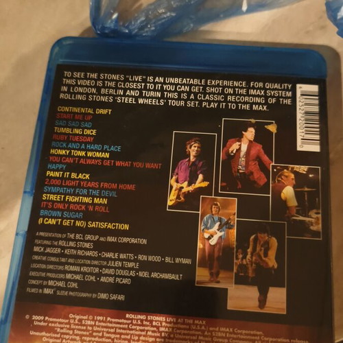 Rolling Stones Live DVD like new, rock