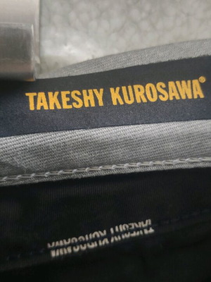 Shorts Takeshy Kuroshawa καινούργιο, βαμβακερό, γκρι, χειροποίητο, μέγεθος 37