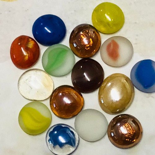 Cabochon multicolored stones pack of 15 new for jewelry making