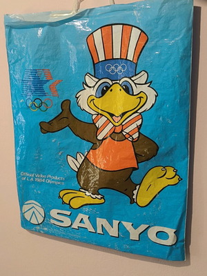 Collectible bag Olympic Games Los Angeles 1984 used