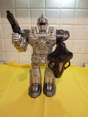 Vintage Robot Commander Terminator I toy used with accessories 33 cm