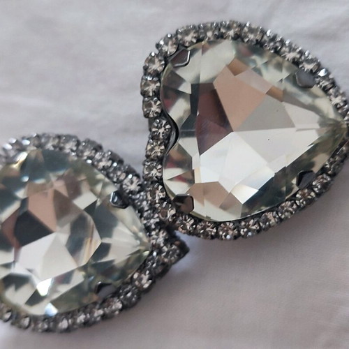 Zara heart earrings new, silver