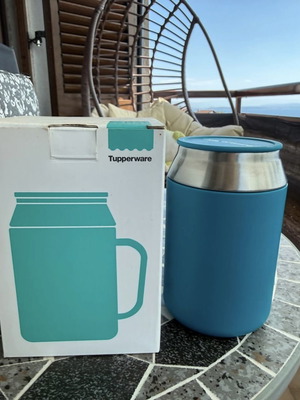 Tupperware Κούπα Θερμός 400ml, πετρόλ
