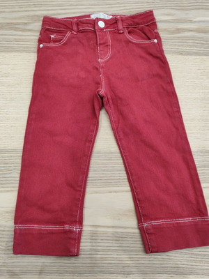 Zara Baby κόκκινο παιδικό τζιν παντελόνι μέγεθος 2-3 ετών σαν καινούργιο