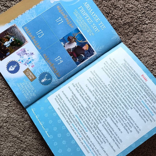 Panini album Frozen Olaf Adventure new with stickers