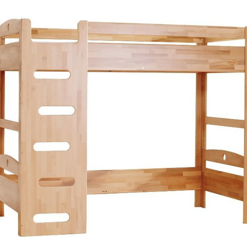 Herlager Loft Bed used, solid beech wood, sturdy construction