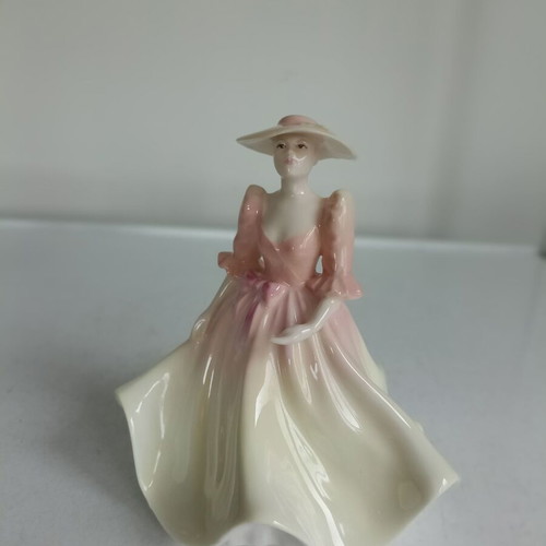 Coalport May Ball Lady Figurine 1990, like new, fine bone china