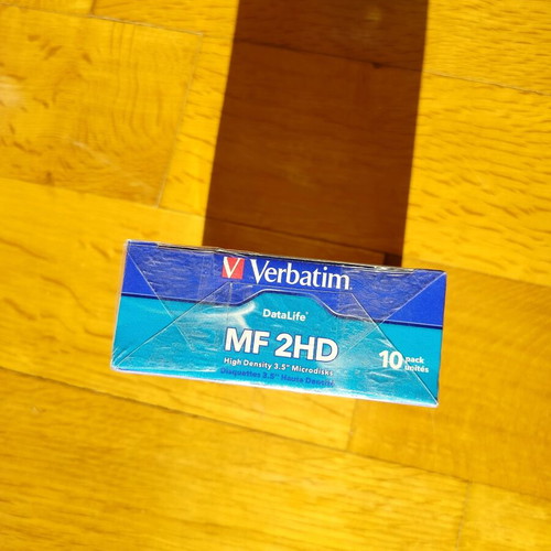 Verbatim 3.5" floppy disks pack of 10 new sealed