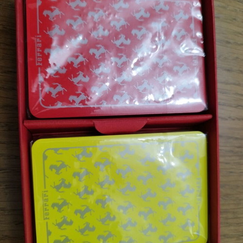 Ferrari playing cards new, genuine from Italy