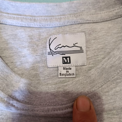 Karl Kani men's t-shirt gray melange size M like new