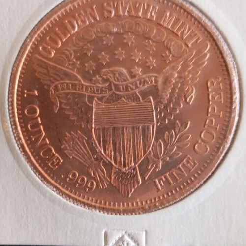 Morgan dollar 1oz copper new, one ounce pure