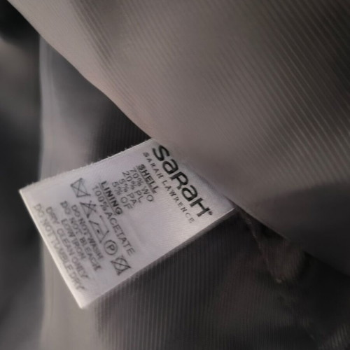Sarah Lawrence wool jacket gray like new