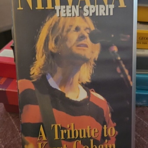 Nirvana Teen Spirit VHS tape like new, tribute to Kurt Cobain