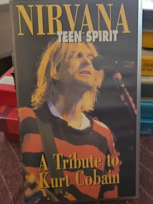 Nirvana Teen Spirit VHS tape like new, tribute to Kurt Cobain