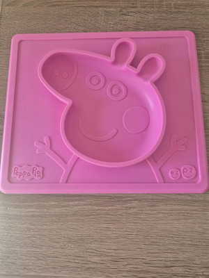 Peppa Pig Silicone Plate like new, Limited Edition
