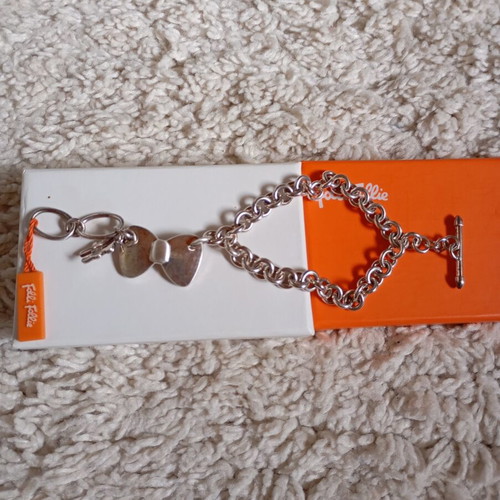 Folli Follie silver bracelet with bow new