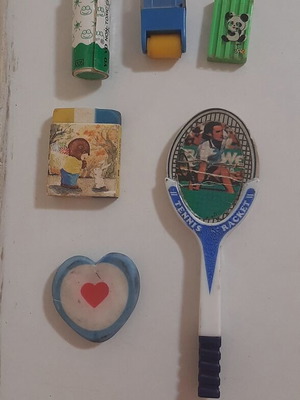 Erasers collection from the '80s used