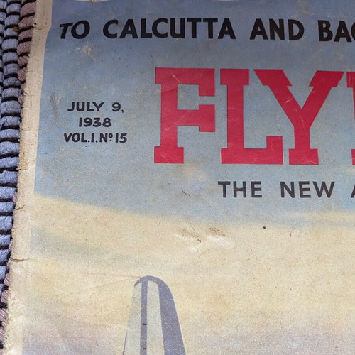 Flying magazine used, July 9 1938, aviation history