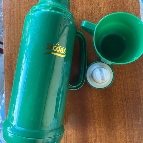 Jacobs collectible thermos like new, 24 cm height